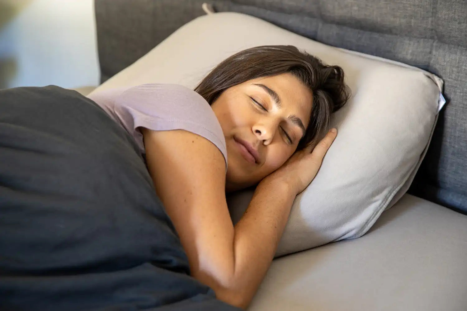 夜しっかり休みたい方におすすめ
枕と加重ブランケットのセット
