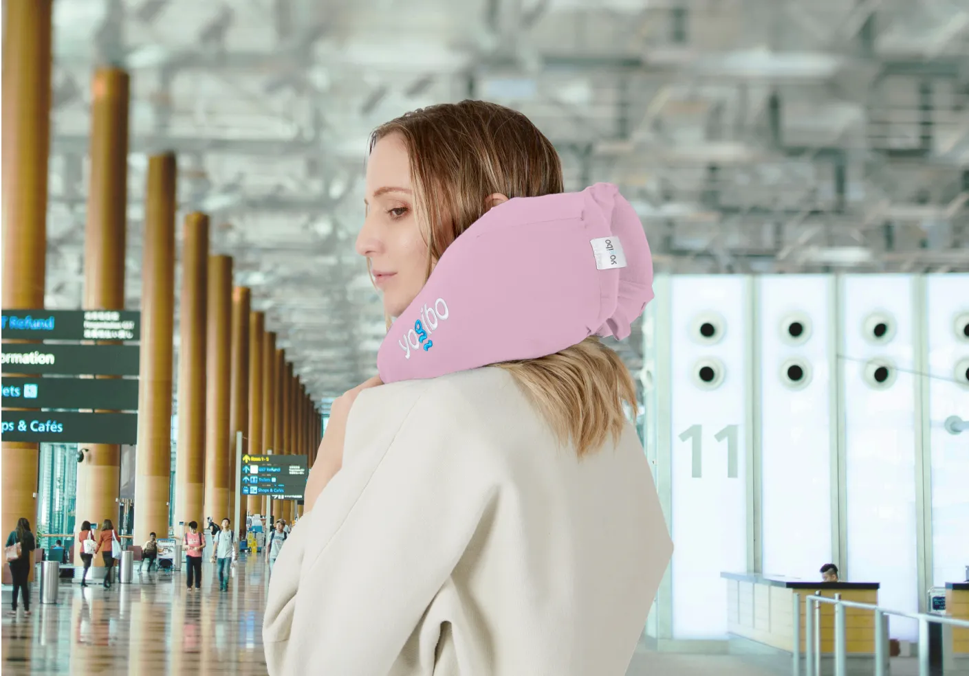 Yogibo Neck Pillow X Logo