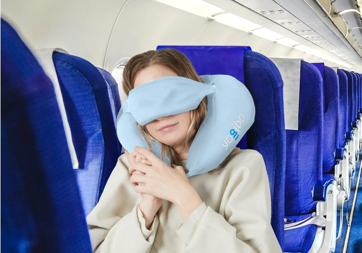 Yogibo Neck Pillow X Logo