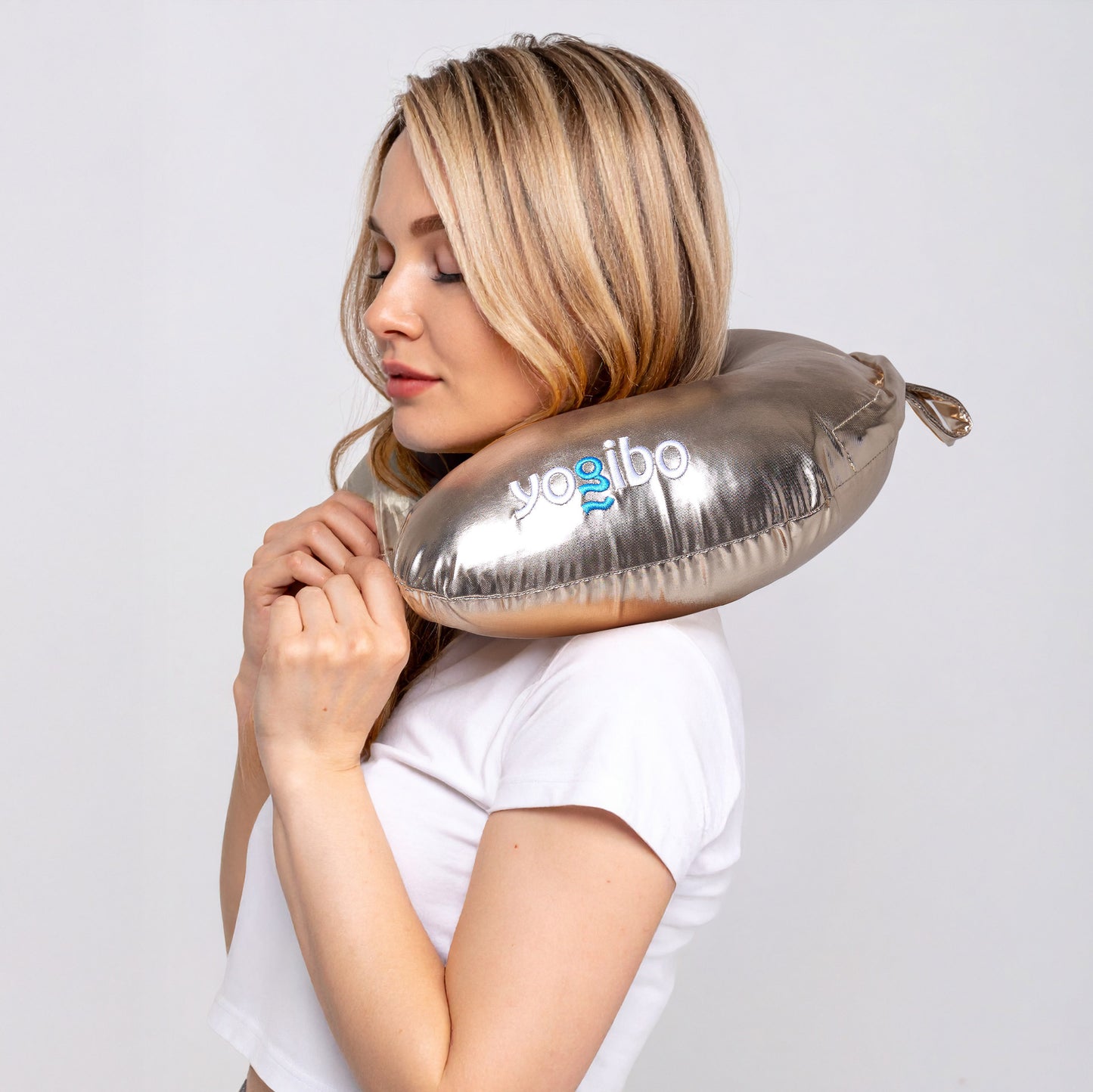 Yogibo Neck Pillow Logo Prism Edition