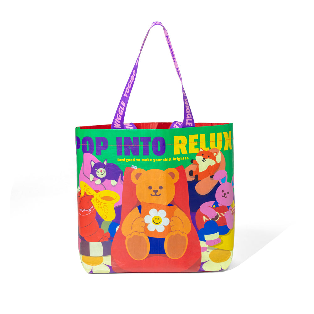 公式】Reusable shopper wiggle wiggle Designs M - Yogibo｜wiggle