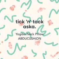 Yogibo Neck Pillow tick 'n' tack / aska.  ABDUCUSHiON