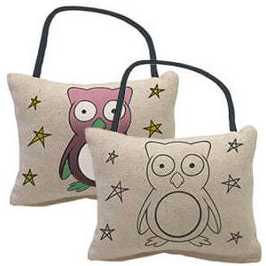 Yogibo Canvas Cushion Owl