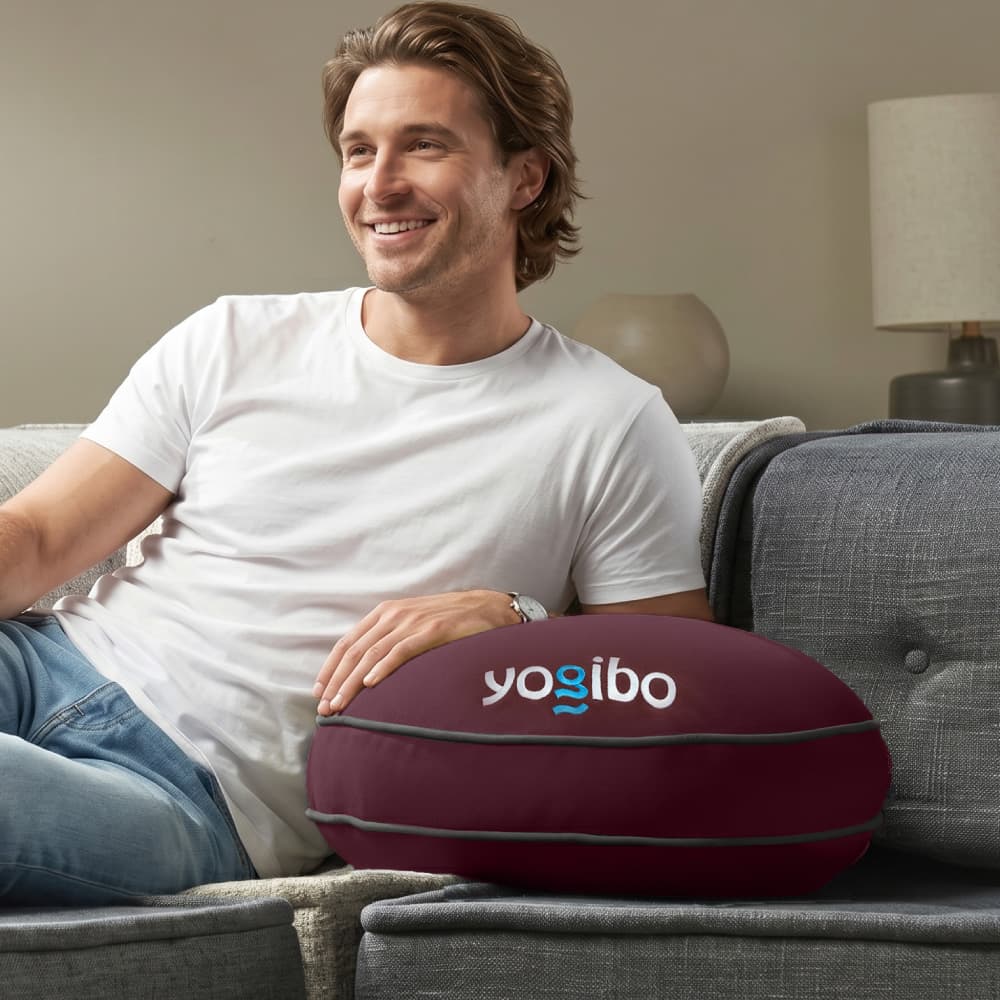 Yogibo Round Pillow Logo 