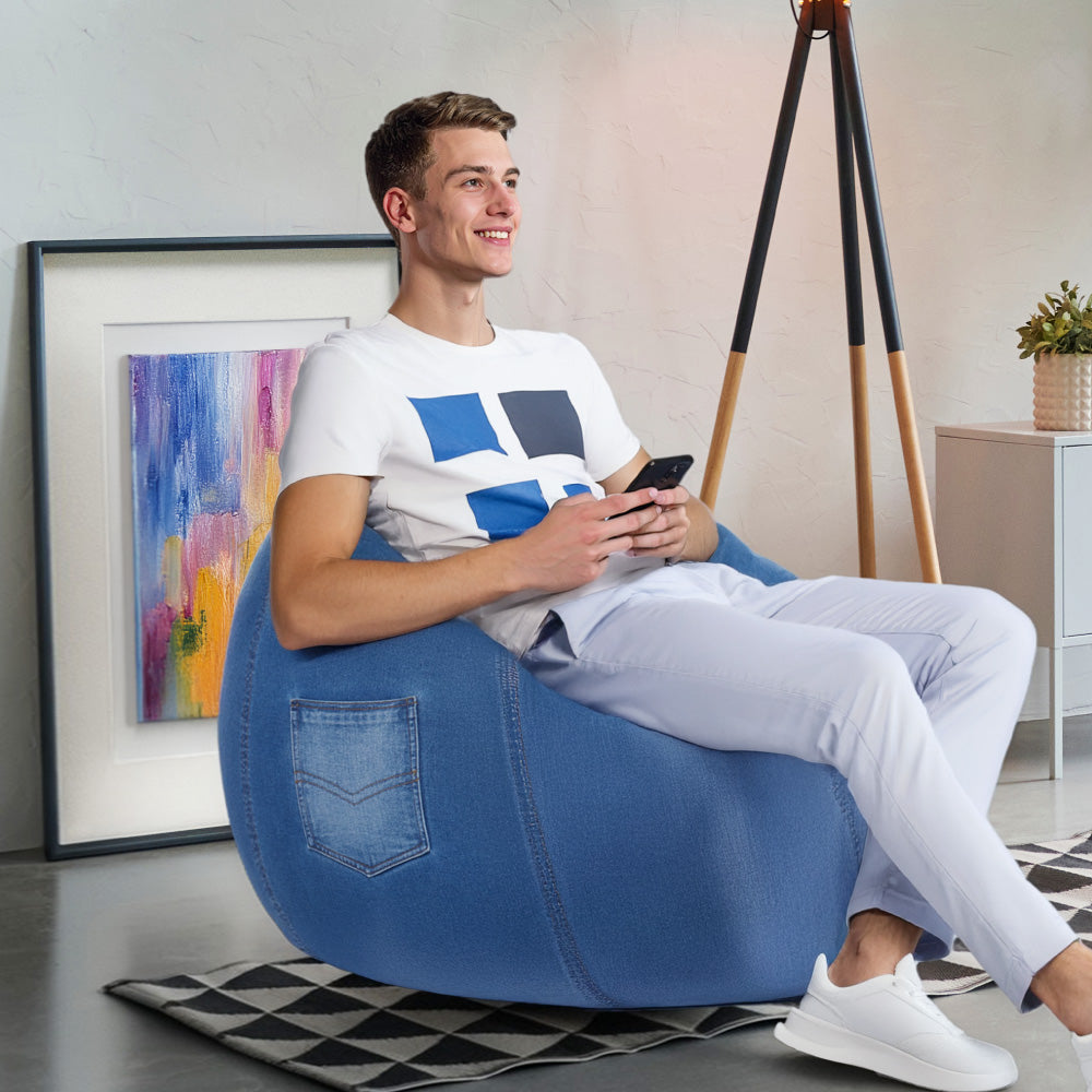 ヨギボー　ドロップ　デニム　ライトブルー ７月中に売れなければ終了します。 公式】Yogibo Drop Denim | Yogibo公式オンラインストア