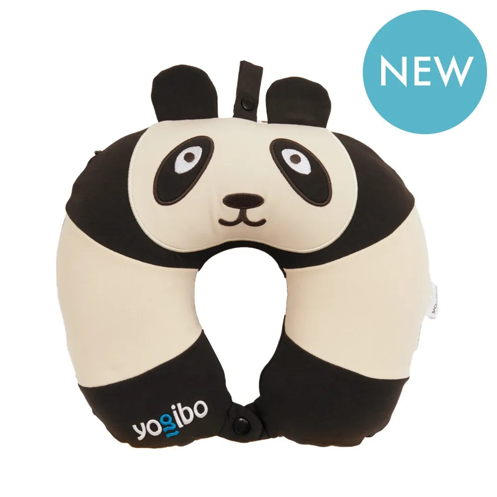 Yogibo Neck Pillow Logo Panda - ヨギボー ネックピロー ロゴ パンダ（シェルビー）【1～3営業日以内に発送】