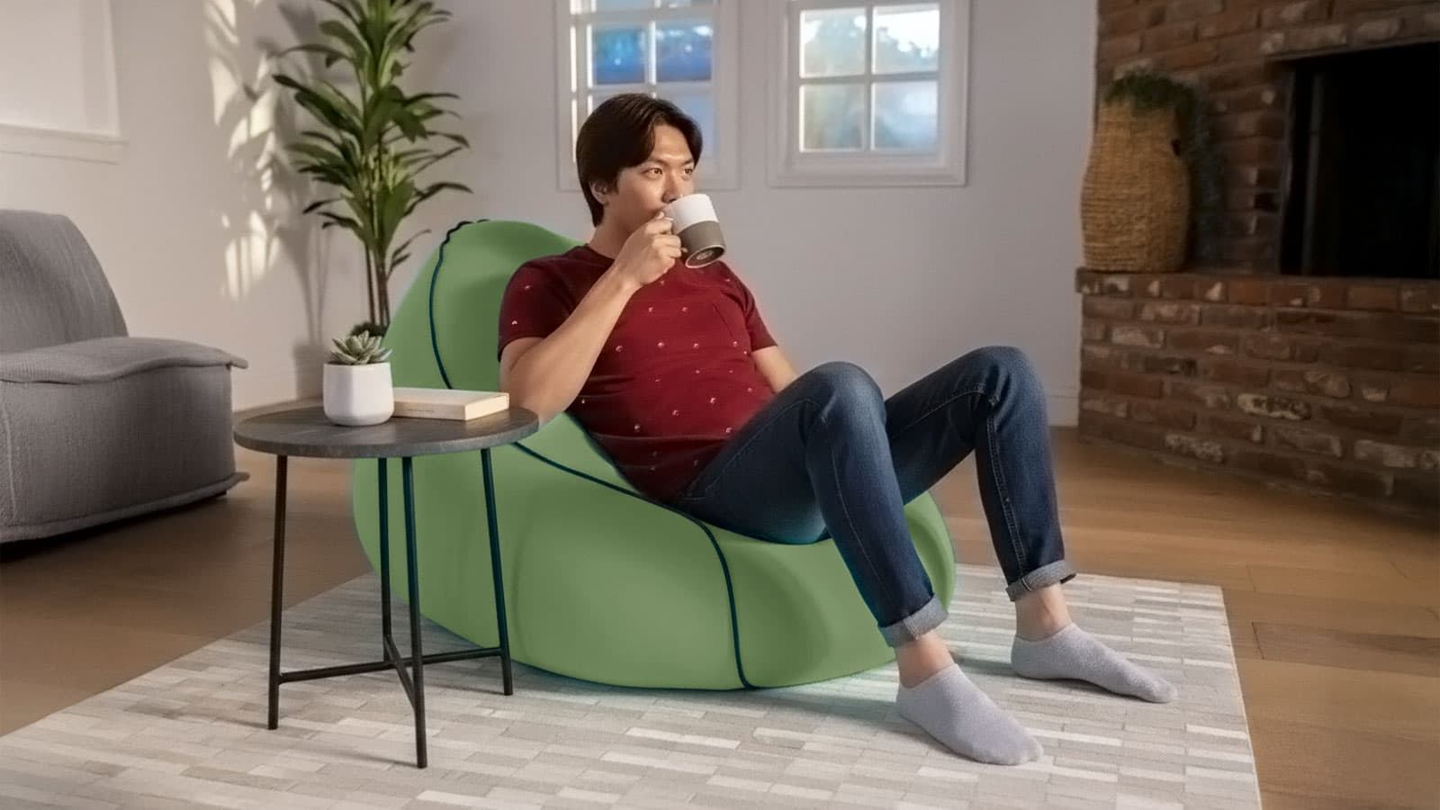 Yogibo Lounger（ヨギボー ラウンジャー）コーヒータイム