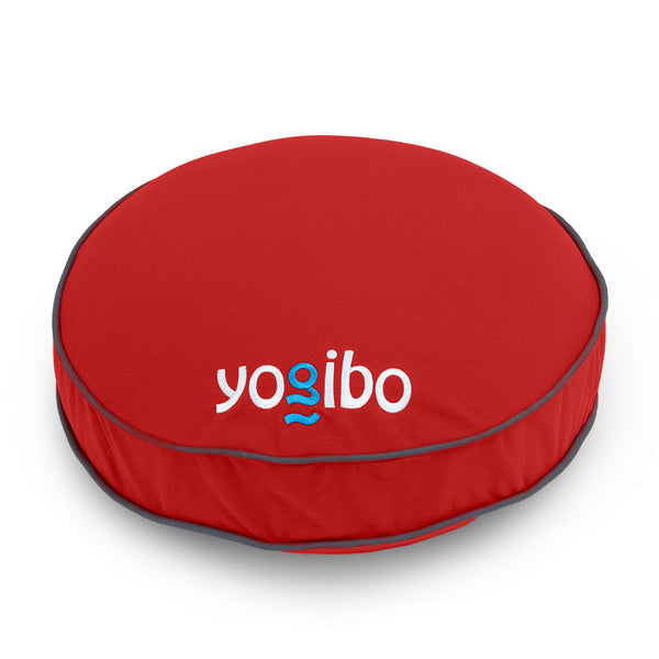 Yogibo Round Pillow Logo （ヨギボー ラウンド ピロー ロゴ） /レッド