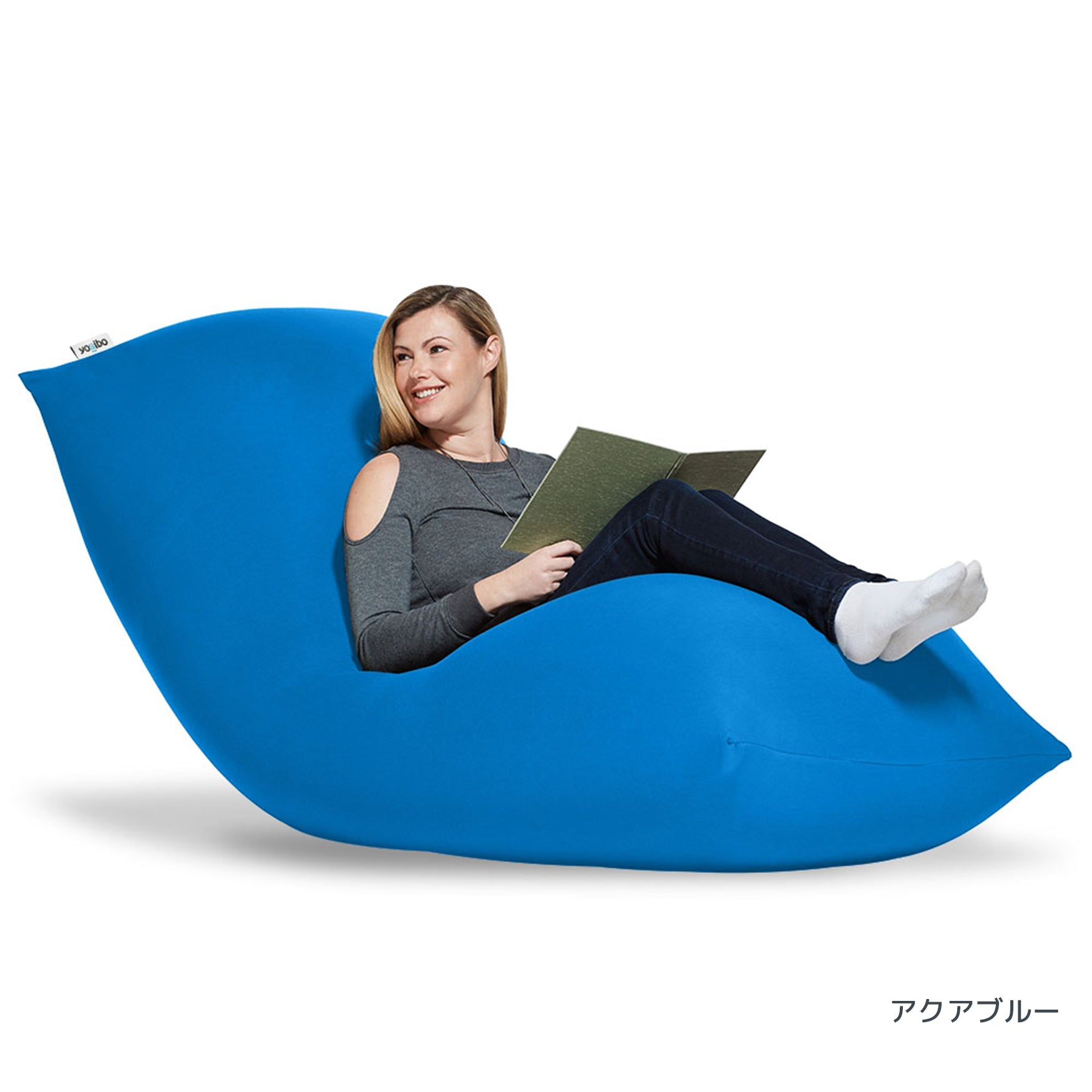 Yogibo max ライトグレー　ヨギボー　マックス 家具・家電のサブスク イエナカレンタル / Yogibo Max ヨギボー