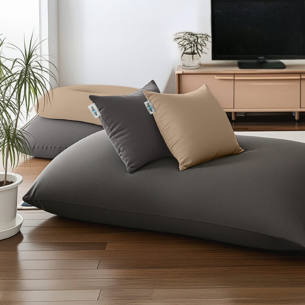Yogibo クッション ベージュ 大きめ 公式】Yogibo Color Cushion(ヨギボー カラー クッション