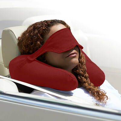 Yogibo Neck Pillow X（ヨギボーネックピローX）ワインレッド
