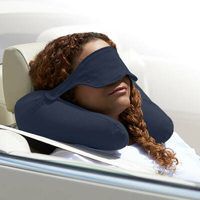 Yogibo Neck Pillow X（ヨギボーネックピローX）ネイビーブルー