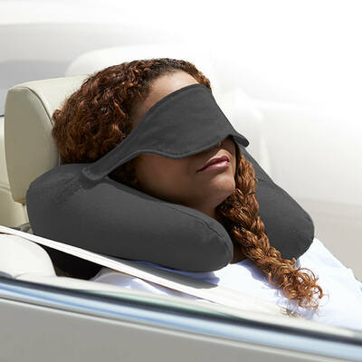 Yogibo Neck Pillow X(ヨギボーネックピローX)ダークグレー