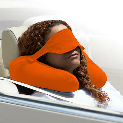 Yogibo Neck Pillow X(ヨギボーネックピローX)オレンジ