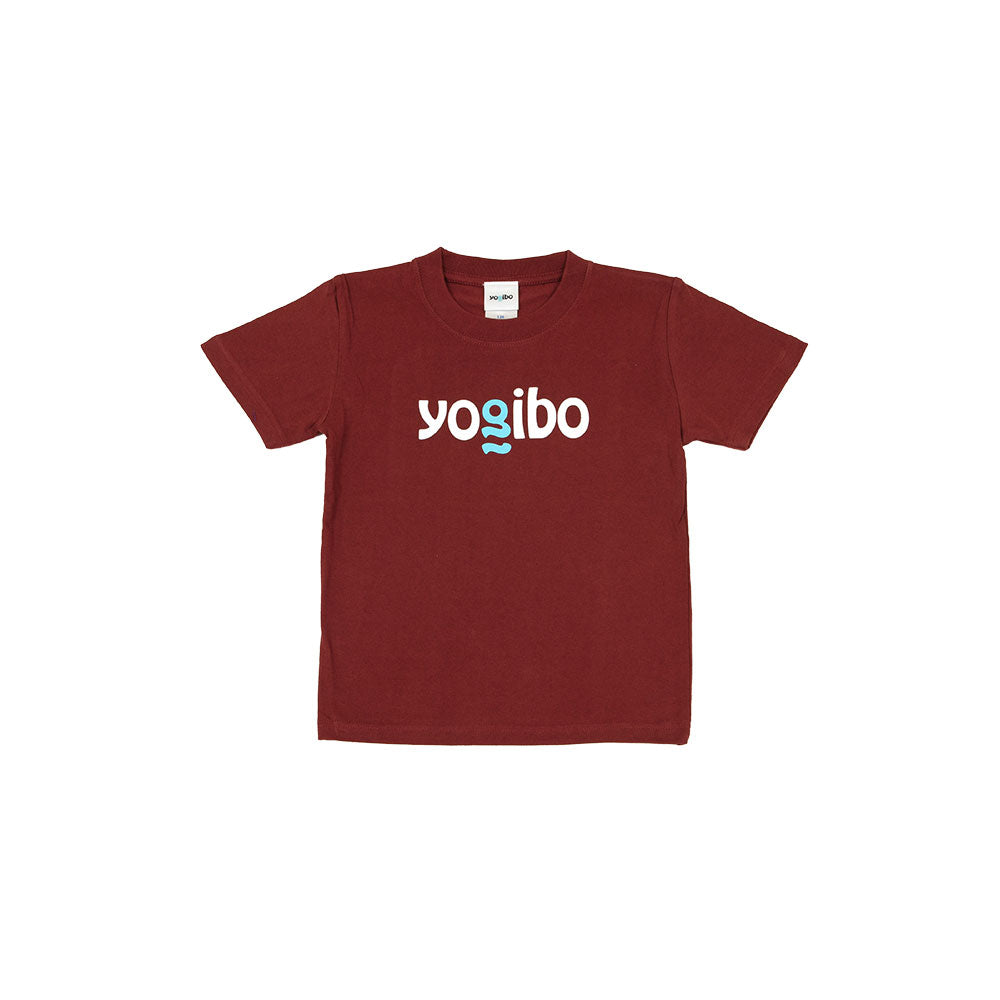 Yogibo Logo T-Shirt ワインレッド