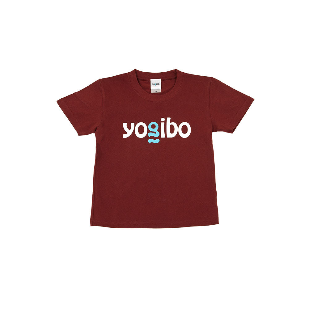 Yogibo Logo T-Shirt ワインレッド