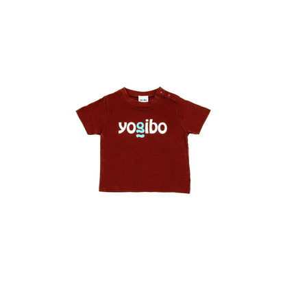 Yogibo Logo T-Shirt ワインレッド