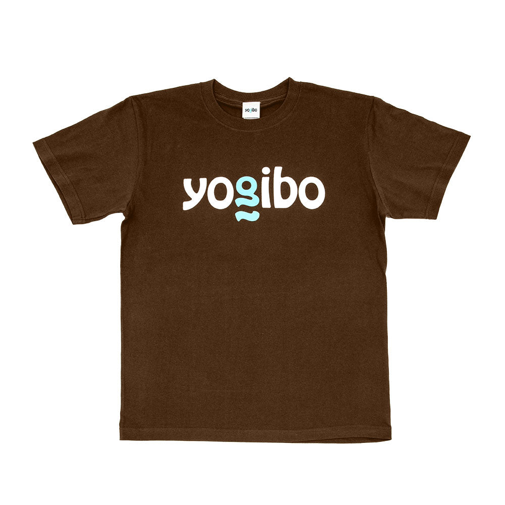 Yogibo Logo T-Shirt チョコレートブラウン