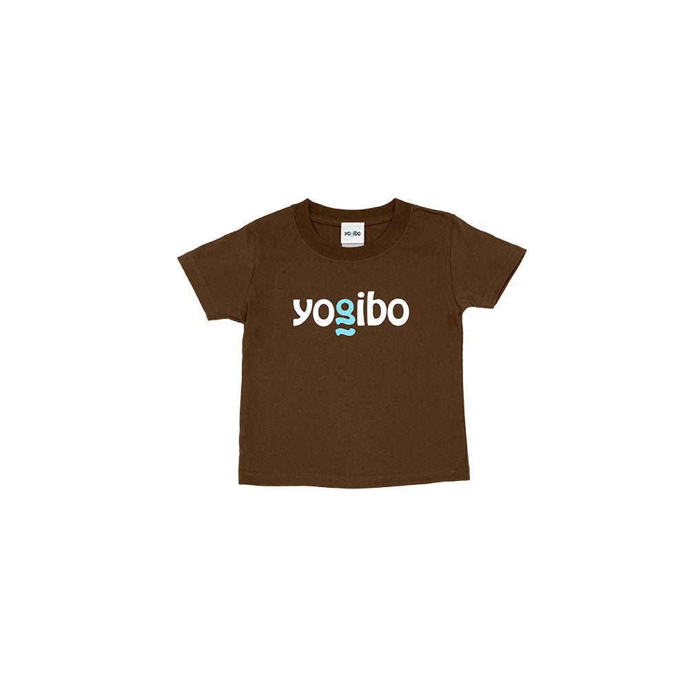 Yogibo Logo T-Shirt チョコレートブラウン