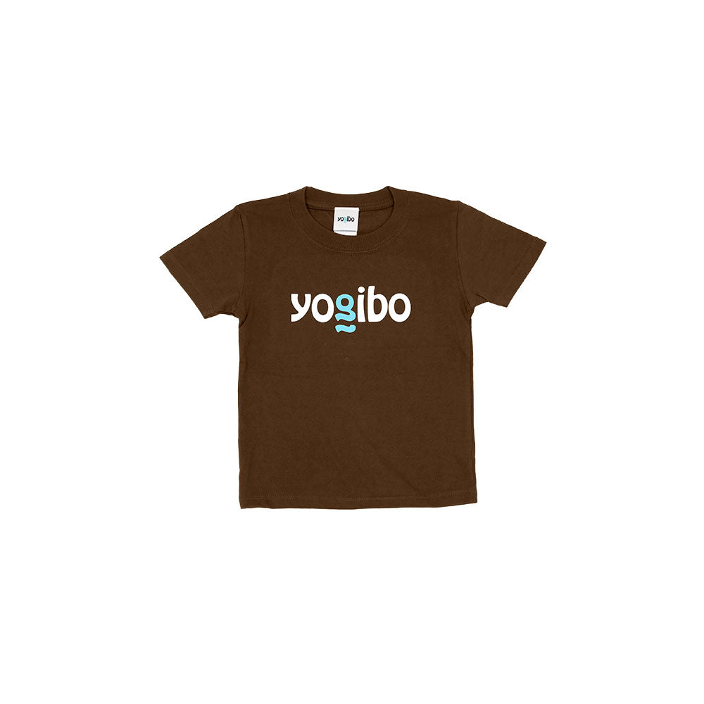 Yogibo Logo T-Shirt チョコレートブラウン