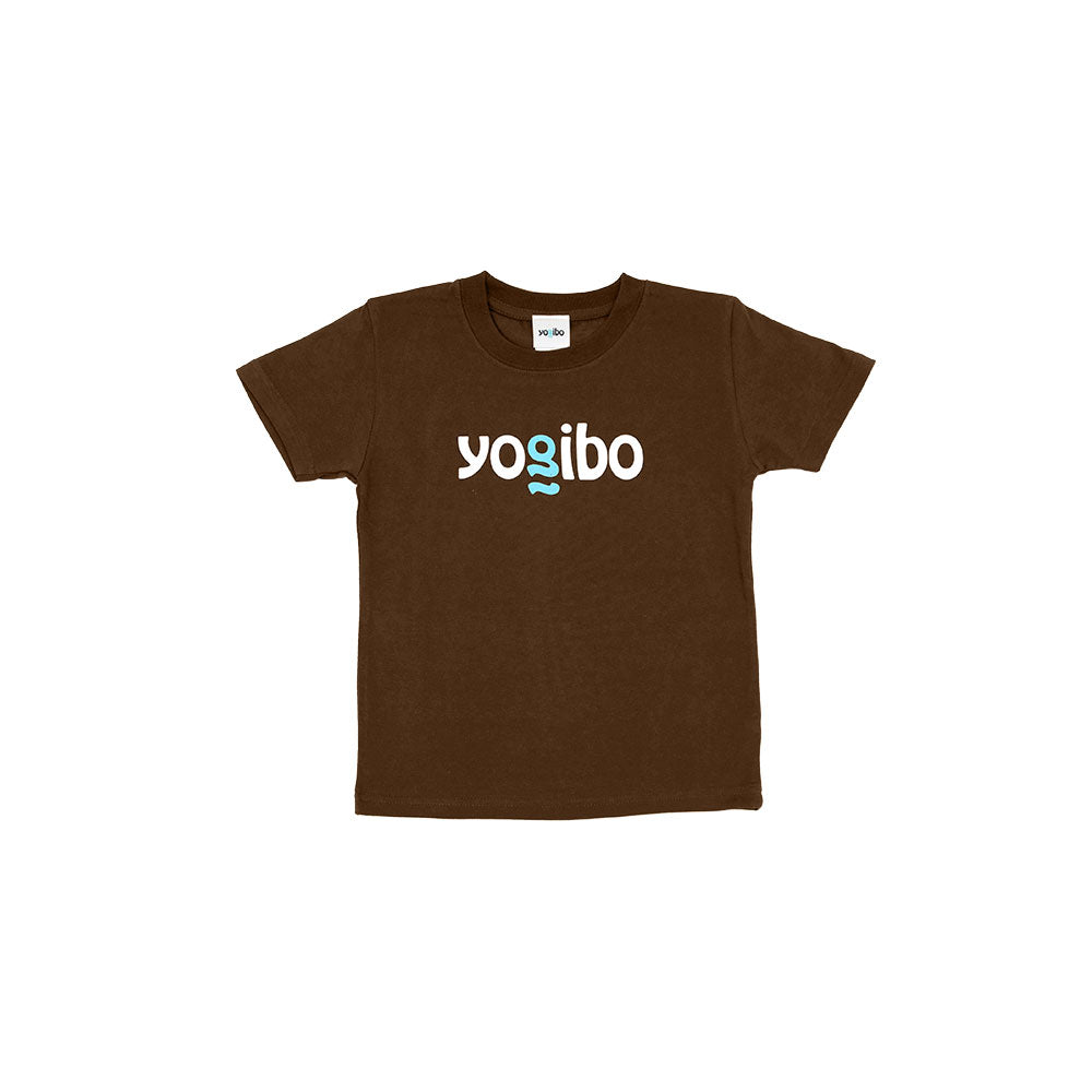 公式】Yogibo Logo T-Shirt チョコレートブラウン | Yogibo公式