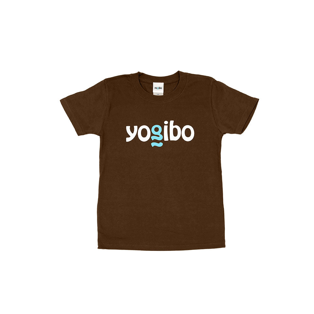 Yogibo Logo T-Shirt チョコレートブラウン