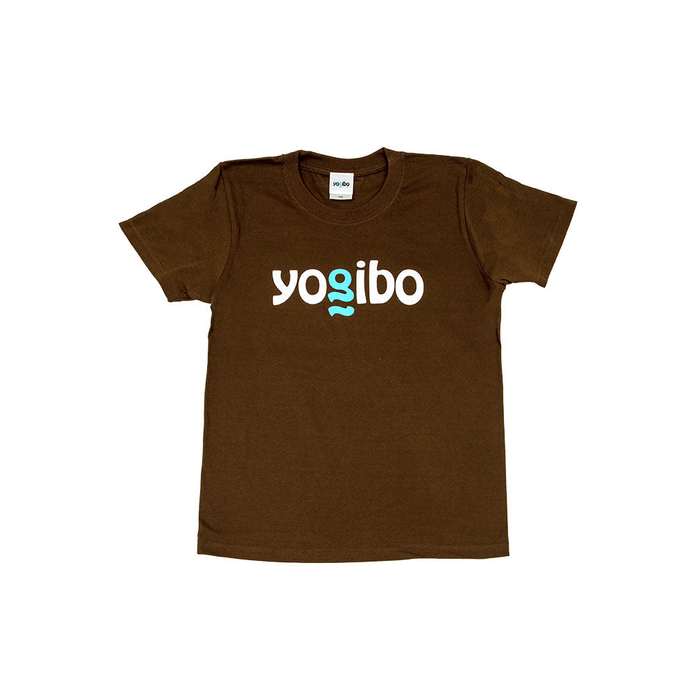 Yogibo Logo T-Shirt チョコレートブラウン