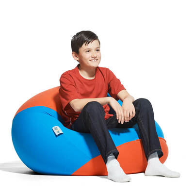 ツートンカラーのYogiboソファ。インテリアのアクセントに。「Yogibo Bubble（ヨギボー バブル）」
