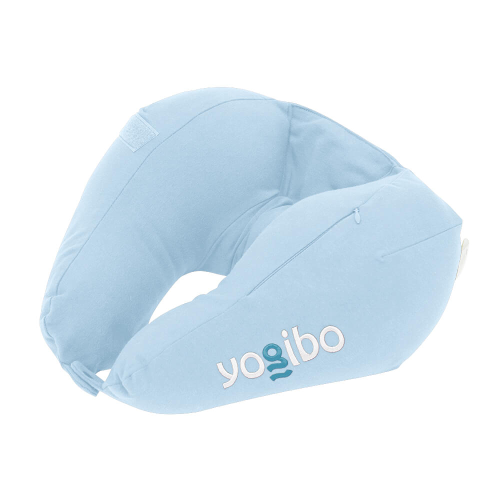 Yogibo Neck Pillow Logo(ヨギボーネックピローXロゴ) ペールブルー