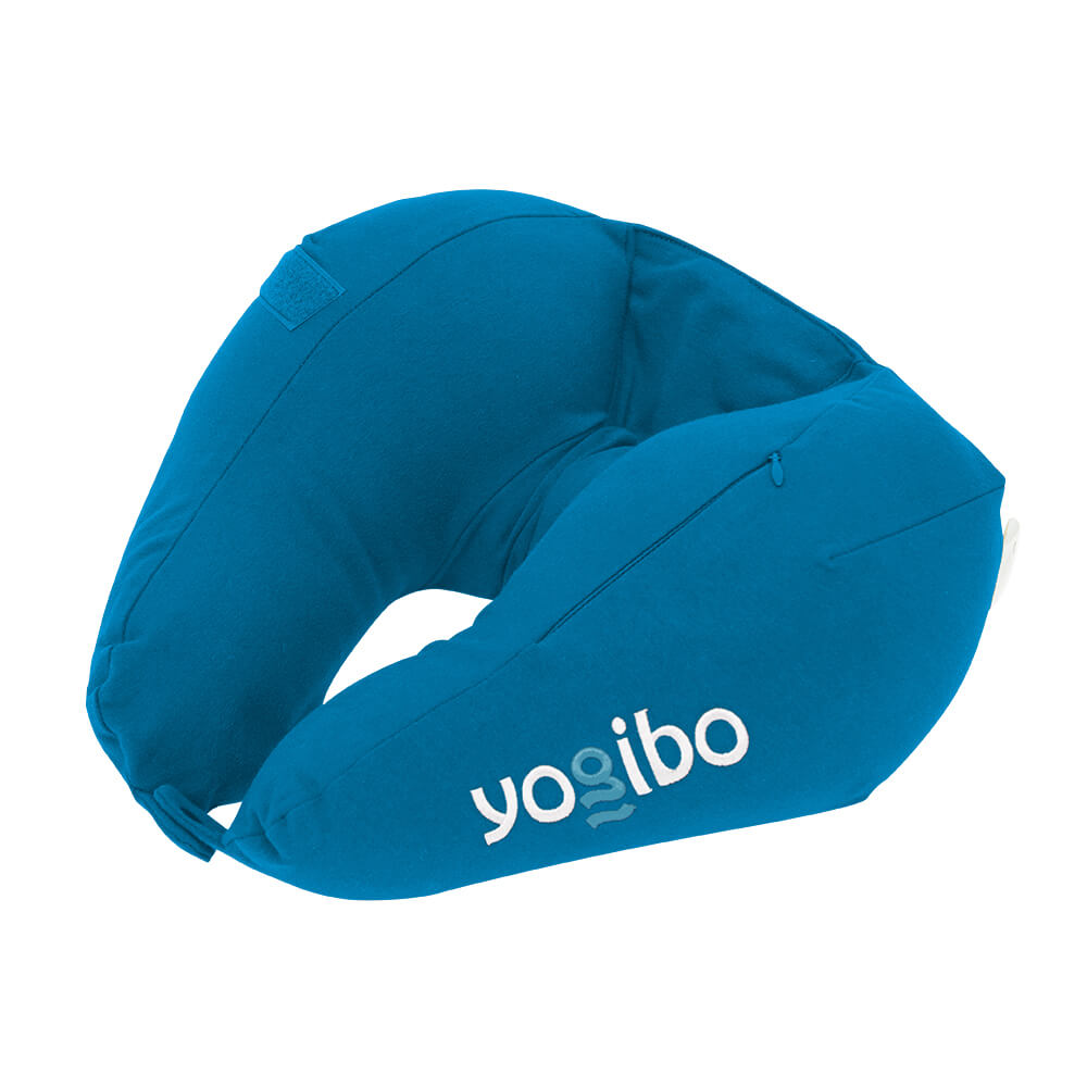 Yogibo Neck Pillow Logo(ヨギボーネックピローXロゴ) アクアブルー