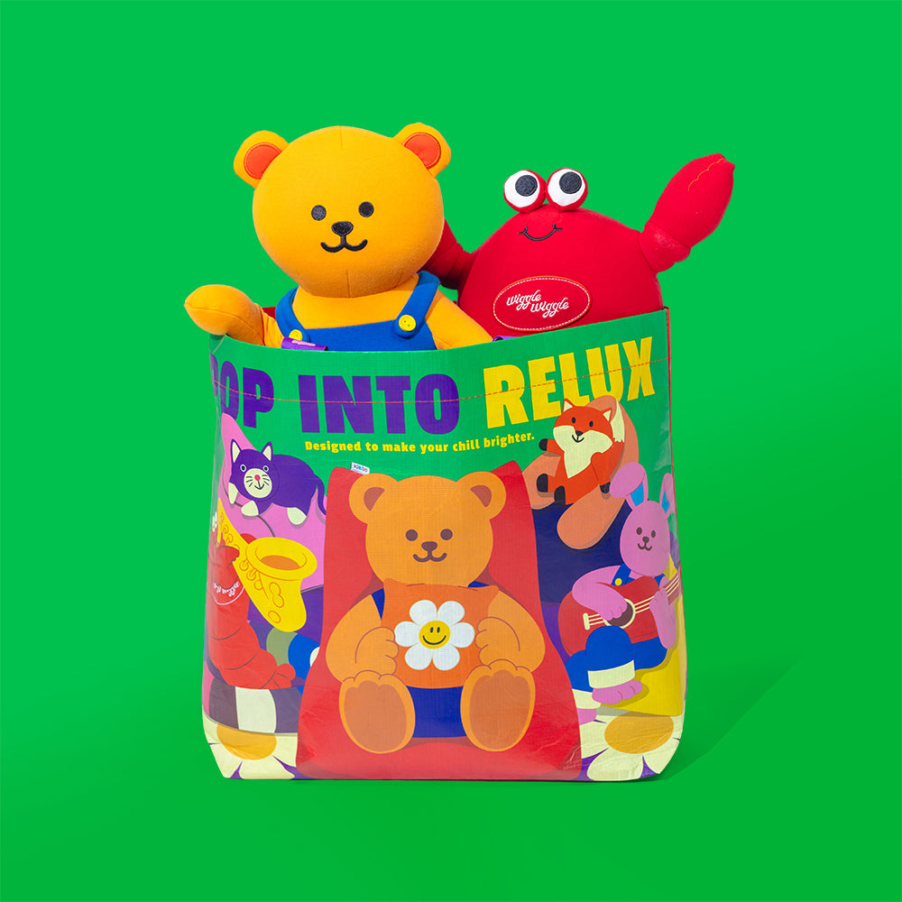 Reusable shopper wiggle wiggle Designs M - Yogibo｜wiggle wiggle Collection