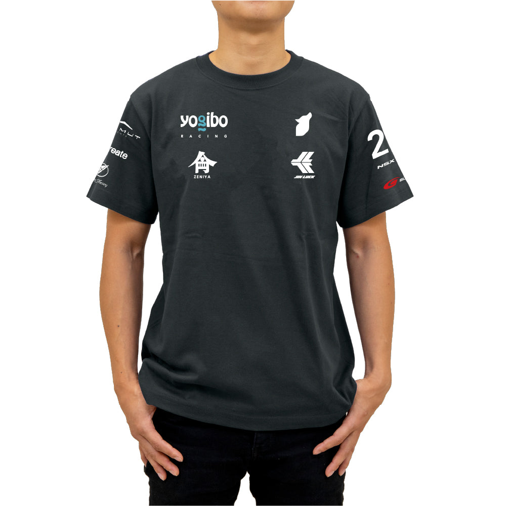 Yogibo Racing Logo T-Shirt 2023(ダークグレー)
