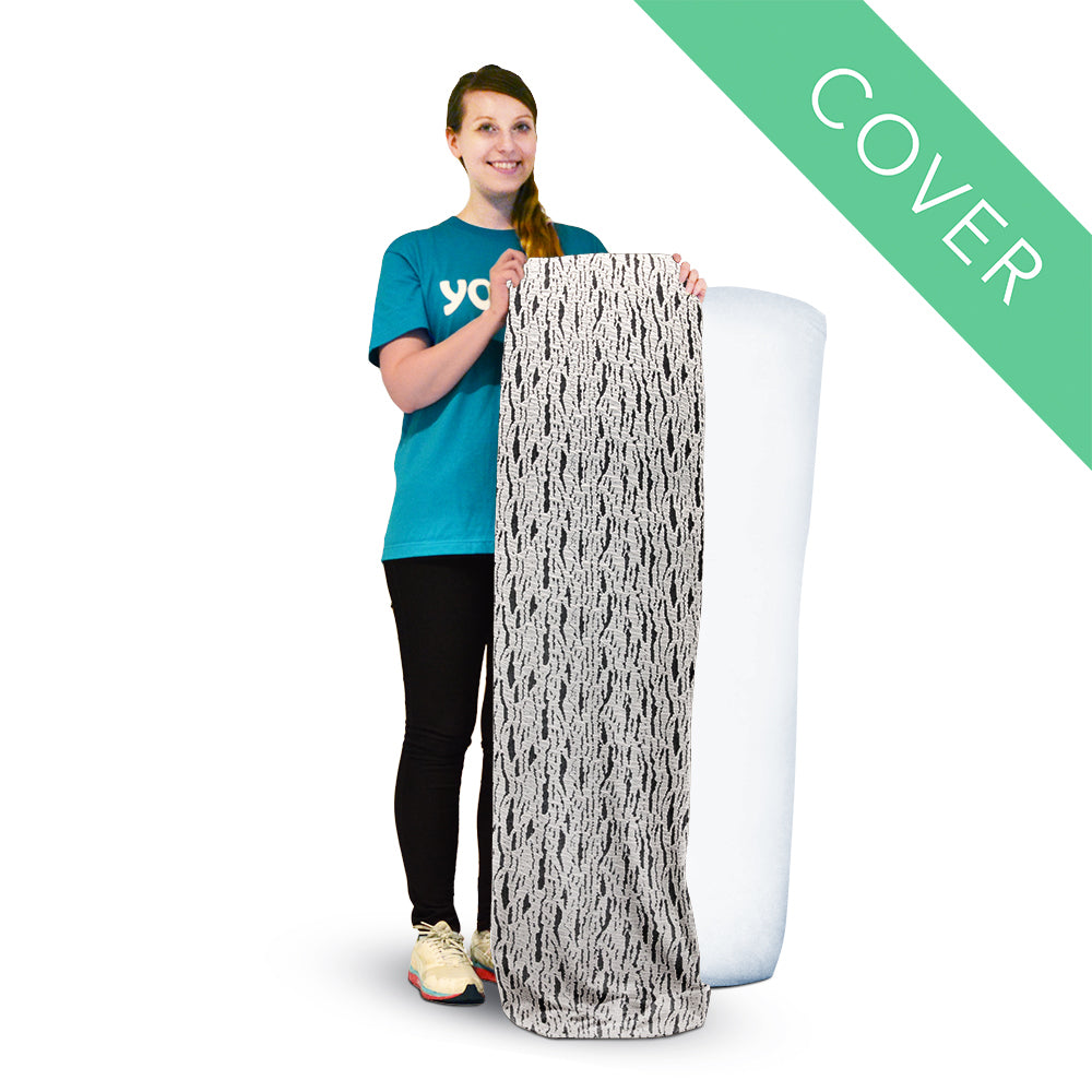 Yogibo Luxe Roll Max Cover（ラックス ロールマックス用カバー） ライトグレー 替えカバー