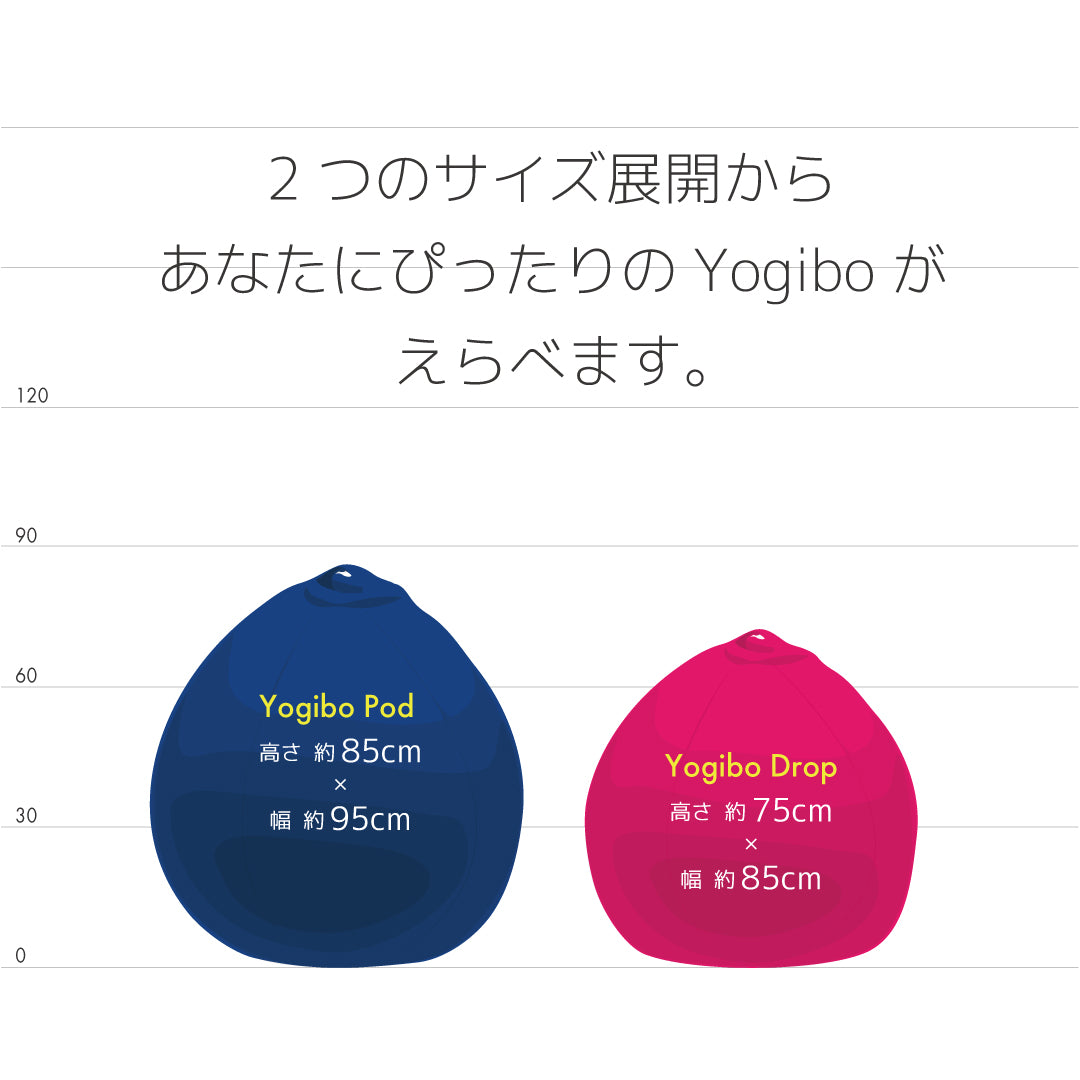 Yogibo Drop ヨギボードロップ 【京都府 引取限定】 公式】Yogibo Drop（ヨギボー ドロップ） | Yogibo公式