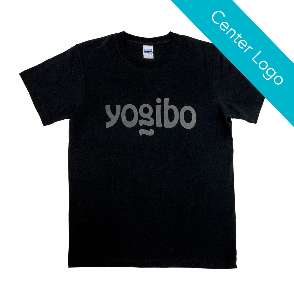 Yogibo Clear Logo T-Shirt ブラック